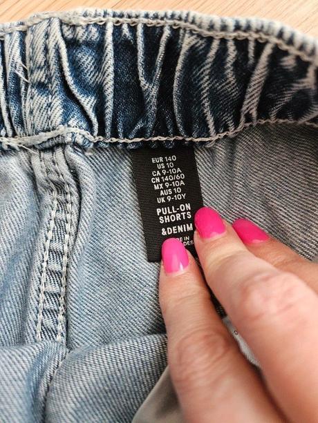 Kraťasy h&m, vel. 140, h&m,140