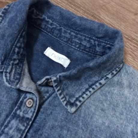 Džínové košilové šaty next, next,104