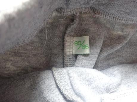 Šedé tepláky, vel. 80/86, 80