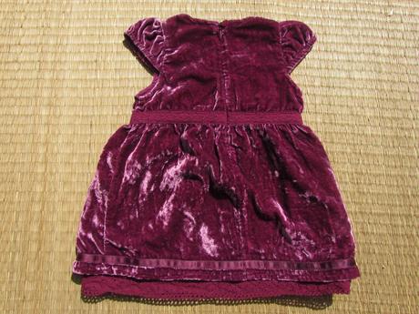 Sametové šaty, name it,68