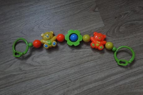 Plastové chrastítko do kočárku, 