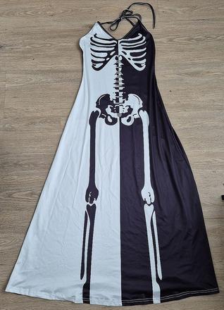 Šaty- kosti na halloween,