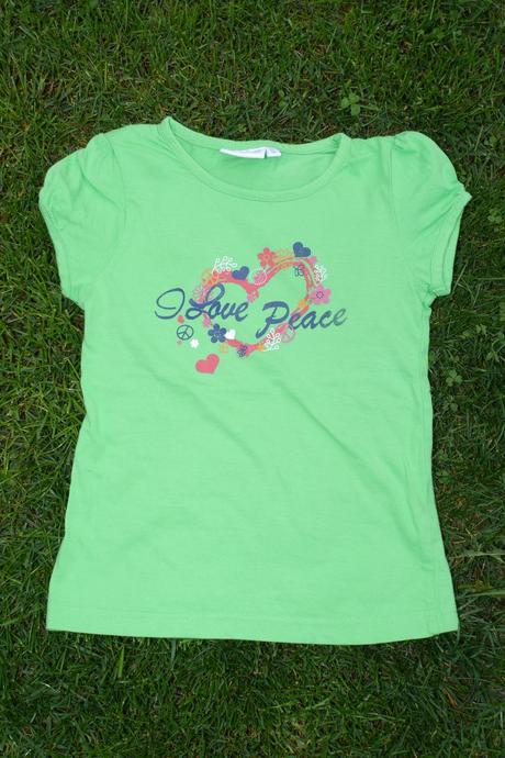 Zelene tricko se srdickem, kids,110