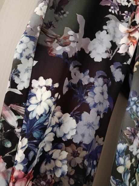 Květované kalhoty, topshop,36