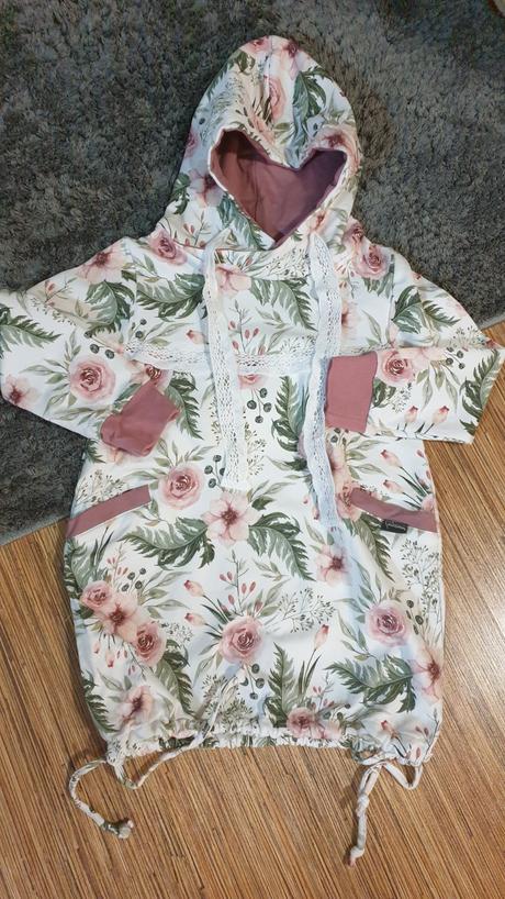 Balónková dlouhá mikina vel.110, 110