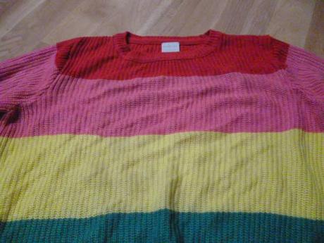 Pruhatý svetr 10-11, f&f,146
