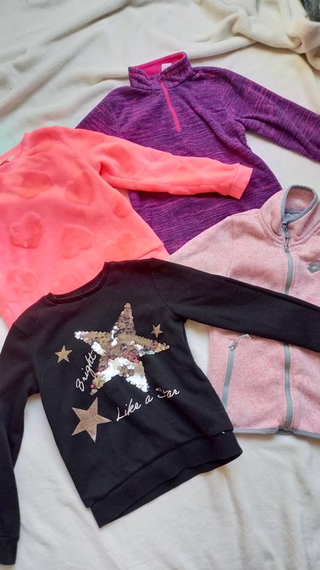 Teplejší mikiny - cena celkem, h&m,122