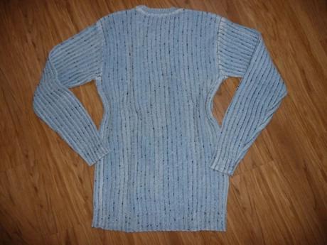 Pánský modrý svetr vel.m, m