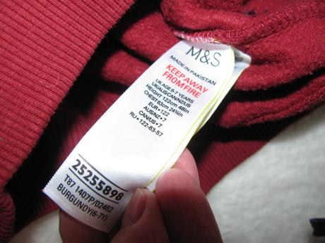 Bavlněná mikina s kapucí harry potter gryffindor, marks & spencer,122