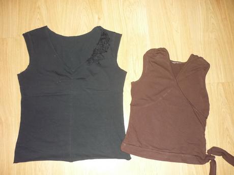 Dámské,dívčí trika vel.36 a 38    2 kusy, 36
