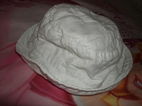 Biely klobúčik 6-12 mesiacov, tu,68