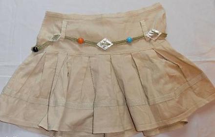I215. sukně s opaskem, 164