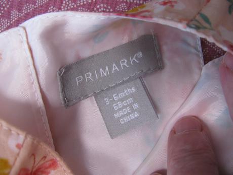 Krásné letní květové šatičky vel.3-6 měs., primark,68