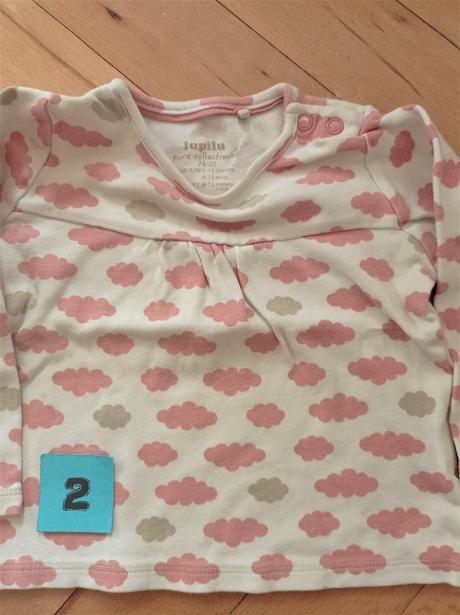 Triko dlouhý rukáv lupilu 74/80, lupilu,80