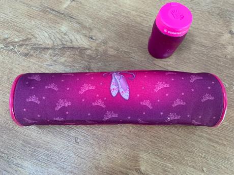 Aktovka a školská sada s balerínkou,