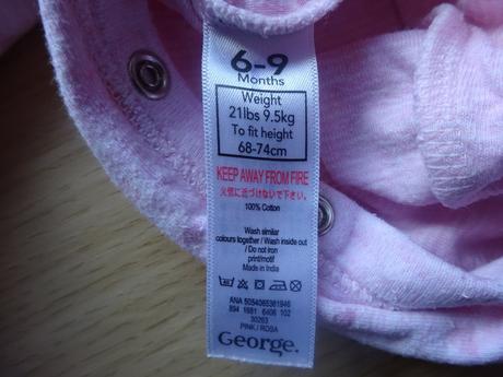 Růžový overál se srdíčky, vel. 74, george,74