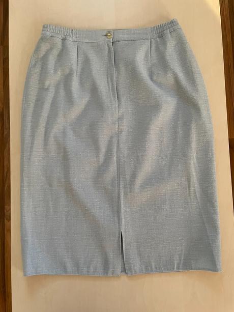 Pouzdrová modrá sukně, vel 44/xxl možná xl, měřte, xxl