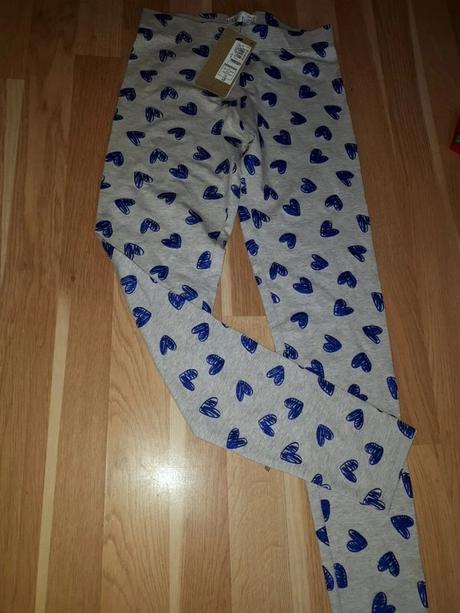 Legíny se srdíčky 12-13 let, marks & spencer,152