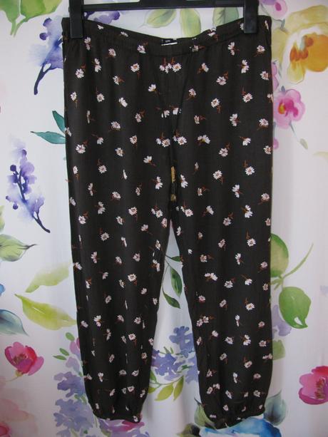 Luxusní letní viskozové kotníkové kalhoty, billabong,l