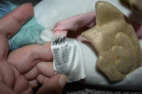 Teplé bačkůrky hm jednorožec, 30/31, h&m,30