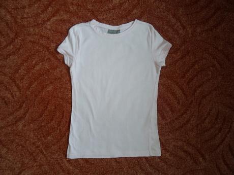 Růžové tričko triko krátký rukáv, 134