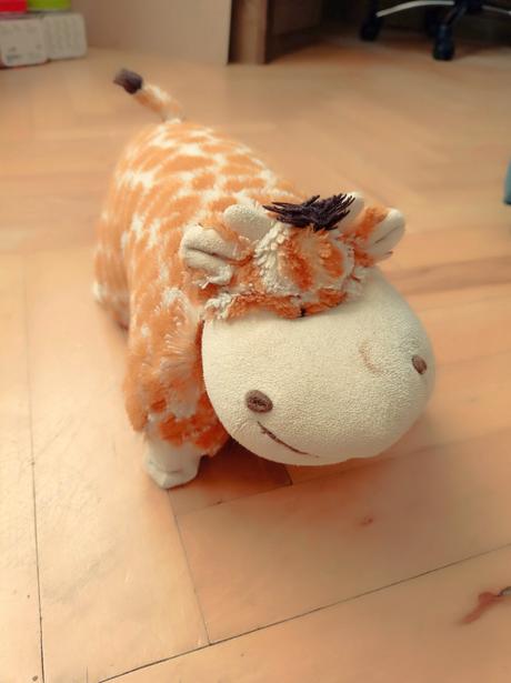 Plyšák plyšová žirafa polštář polštářek, 