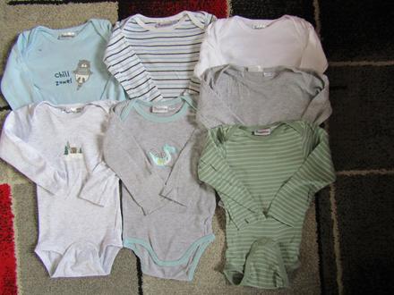 Set-7 x body dlouhý rukáv zn.impidimpi vel.86/92, impidimpi,86