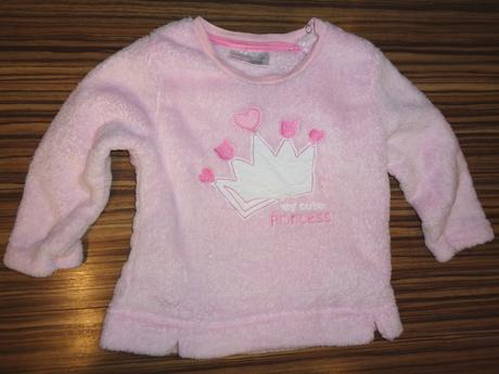 Krásná růžová chlupatka flíska s korunkou, ergee,86