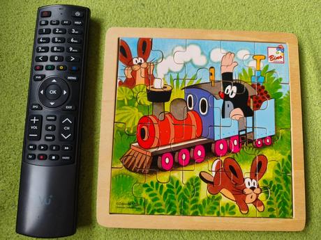 Dřevěné puzzle krteček, 