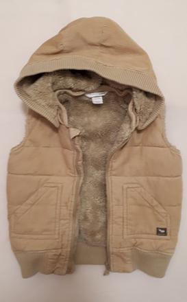 Manžestrová zimní vesta, vestička, vel.80, zn.h&m, h&m,80