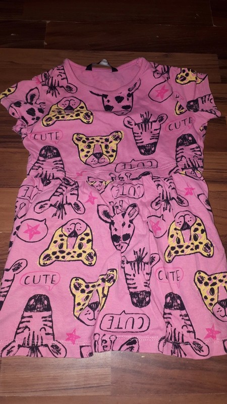 Růžové šaty 92 george, george,92