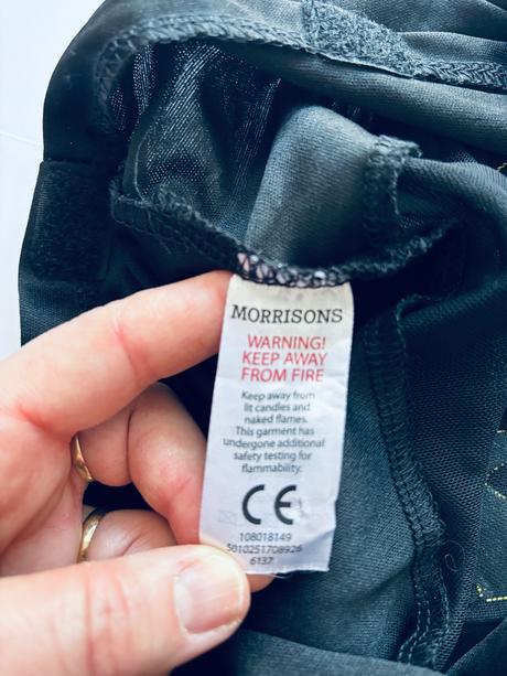 An2/ kostým kostlivec reflexní - v.cca 6/7 let, 