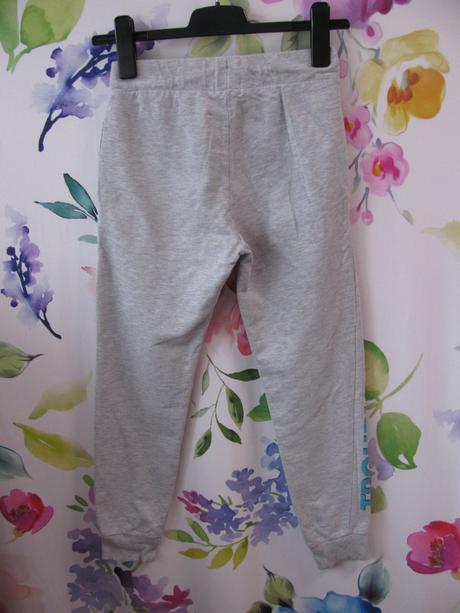Chlapecké bavlněné šedé tepláky, 146