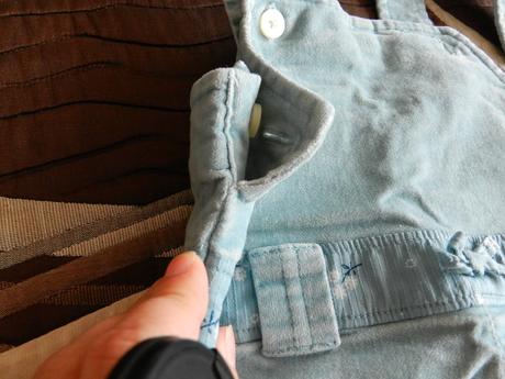 Šatičky manžestrové s laclem, gap,68