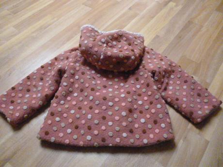 Puntíkatý kabát next 3-4, next,104