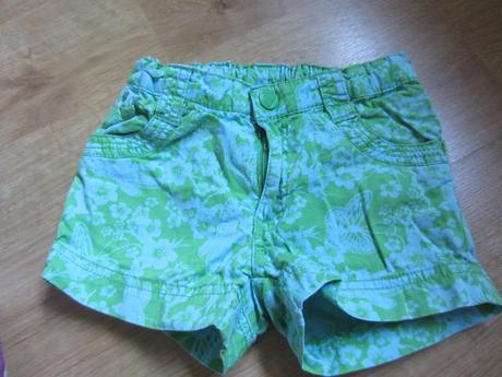 Veselé kytí kraťásky, šortky, h&m,104