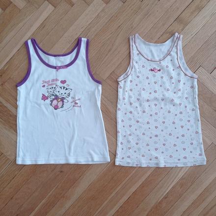 2x spodní košilka 116/122, 104–116