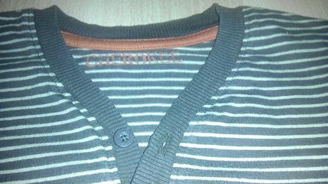 Pruhované tričko s gombíkmi, cherokee,116