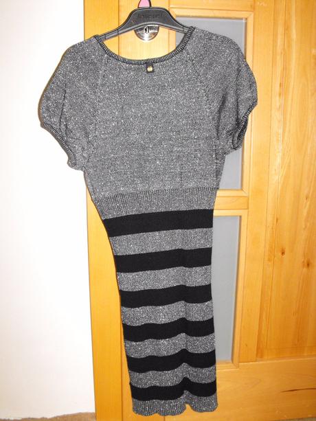 Striebristé šaty apple bottoms, xs