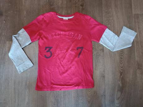 6x chlapecká trička s dlouhým rukávem, vel.128, 128