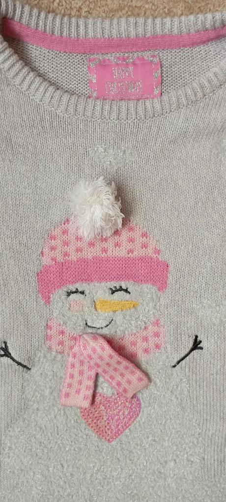 Svetr se sněhuláčkem zn."yd" vel."134", 134