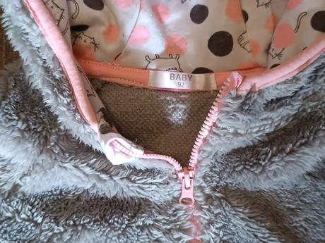 Dívčí vyteplená mikina/chlupatka,zn.baby,vel.92, baby,92