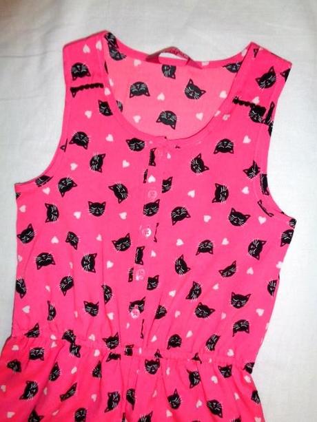 Luxusní svítivě růžový kočičkový overal, young dimension,110