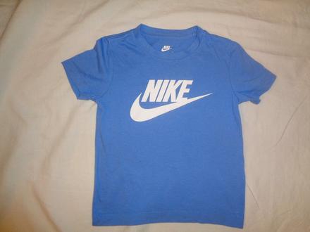 Modré bavlněné tričko nike 4/5 let, nike,110