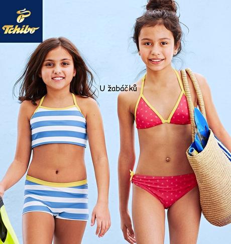 4-pack plavky tchibo sportovní+bikiny vel. 122/128, tchibo,122 / 128