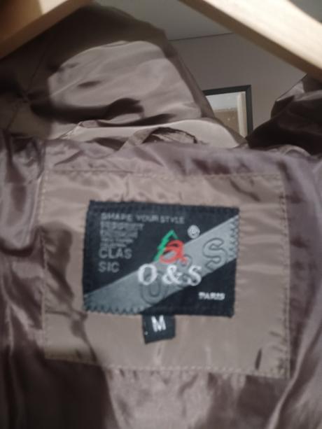 Teplá dlouhá zimní bunda kabát s/m, s