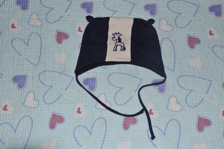 Bavlněná čepička s žirafkou68/74, 74