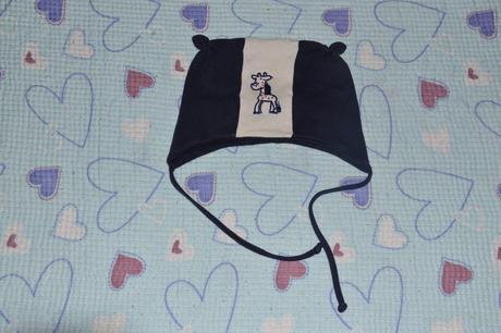 Bavlněná čepička s žirafkou68/74, 74