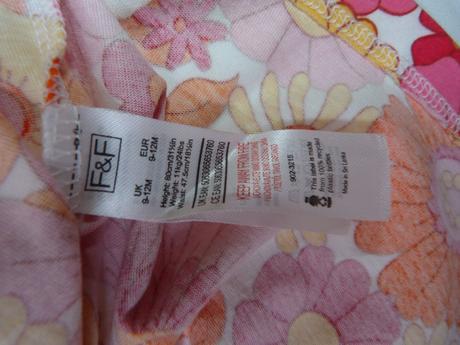 Bavlněné šatičky vel. 80, f&f,80