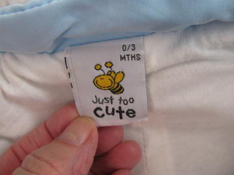 Kojenecká světle modrá zimní kombinéza s kapucí, just too cute,62